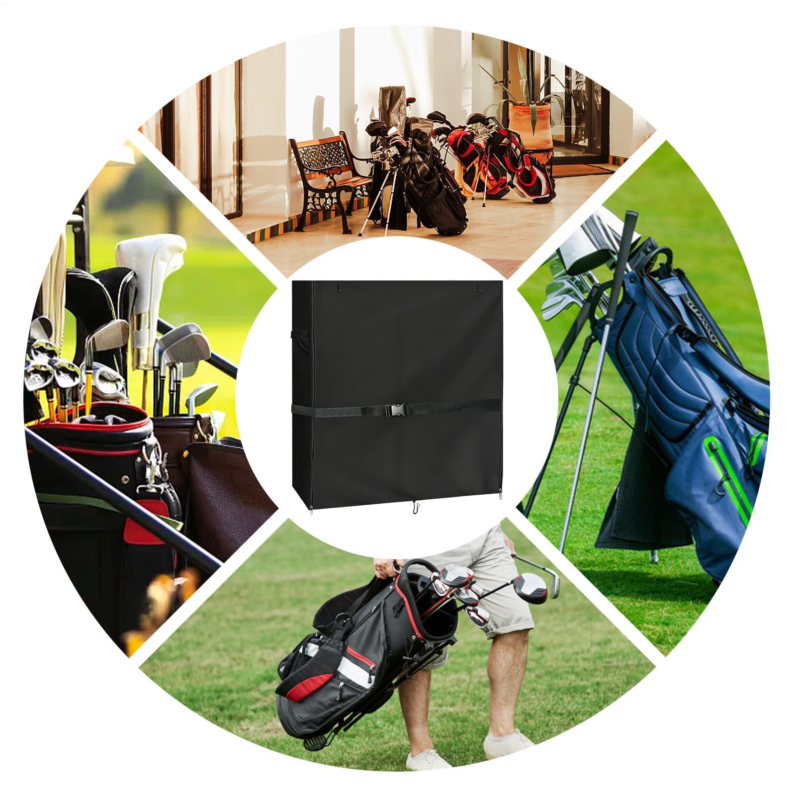 Golf Equipment Garage Organizer - ผ้าคลุมกันฝนสำหรับถุงกอล์ฟ ผ้าคลุมอเนกประสงค์สำหรับจัดเก็บอุปกรณ์กอล์ฟ ผ้าคลุมสำหรับจัดเก็บอุปกรณ์กีฬา ของเล่น และของใช้ในบ้าน