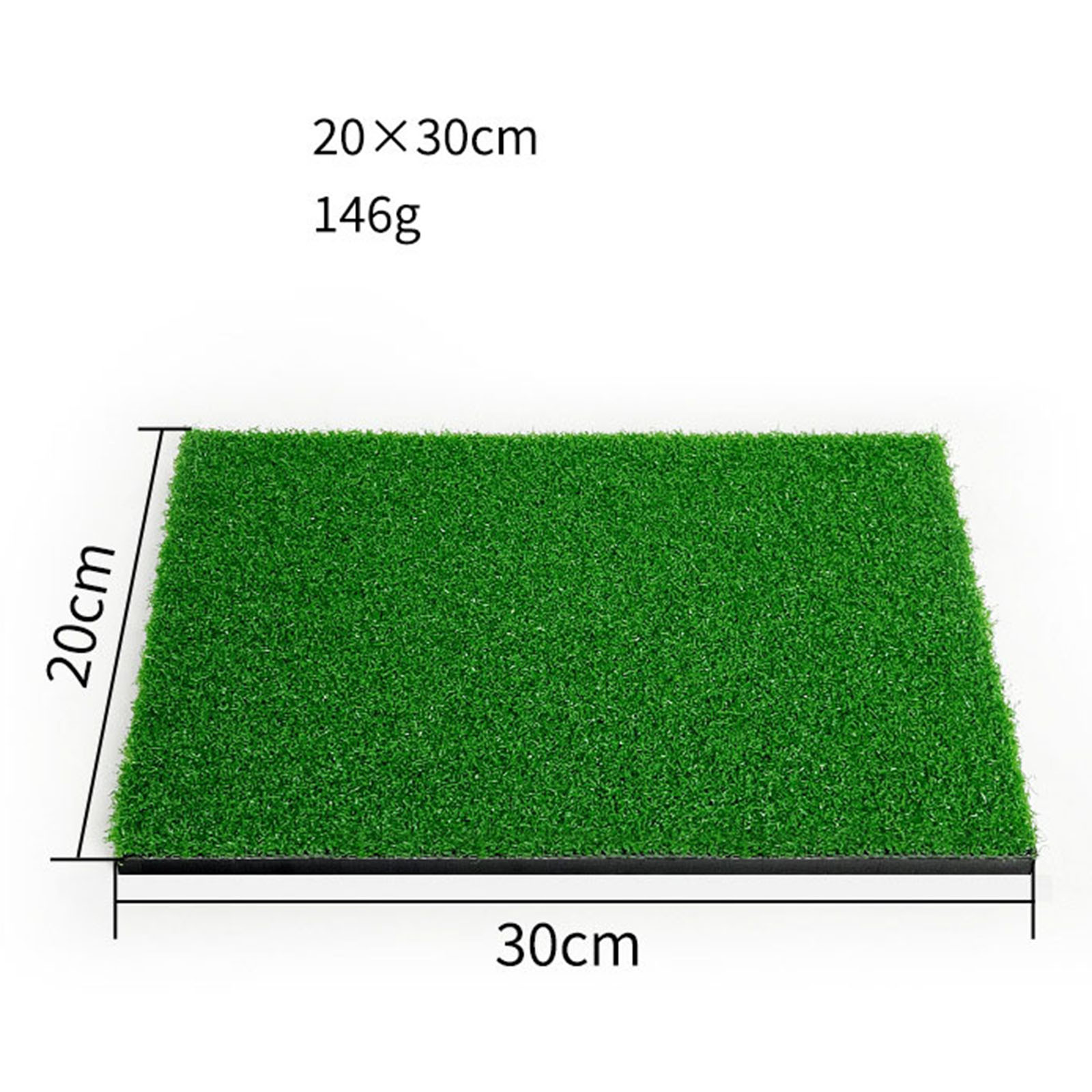 Golf Equipment Indoor - แผ่นฝึกซ้อมกอล์ฟแบบเปลี่ยนได้ สีเขียว 1 ชิ้น ขนาด 20x30