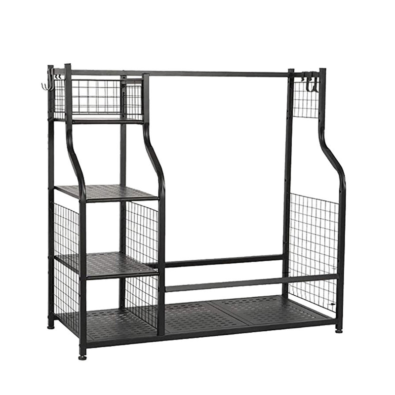 Golf Equipment Garage Organizer - อุปกรณ์จัดเก็บถุงกอล์ฟ แร็คเก็บไม้กอล์ฟ ชั้นวางอุปกรณ์กอล์ฟแบบปรับความสูงได้