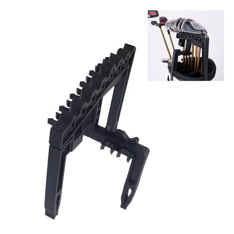 Golf Equipment Garage Organizer - ที่วางหัวไม้กอล์ฟ9อันเหมาะกับกระเป๋าทุกขนาดอุปกรณ์กอล์ฟหัวไม้กอล์ฟที่ใส่ลูกกอล์ฟ