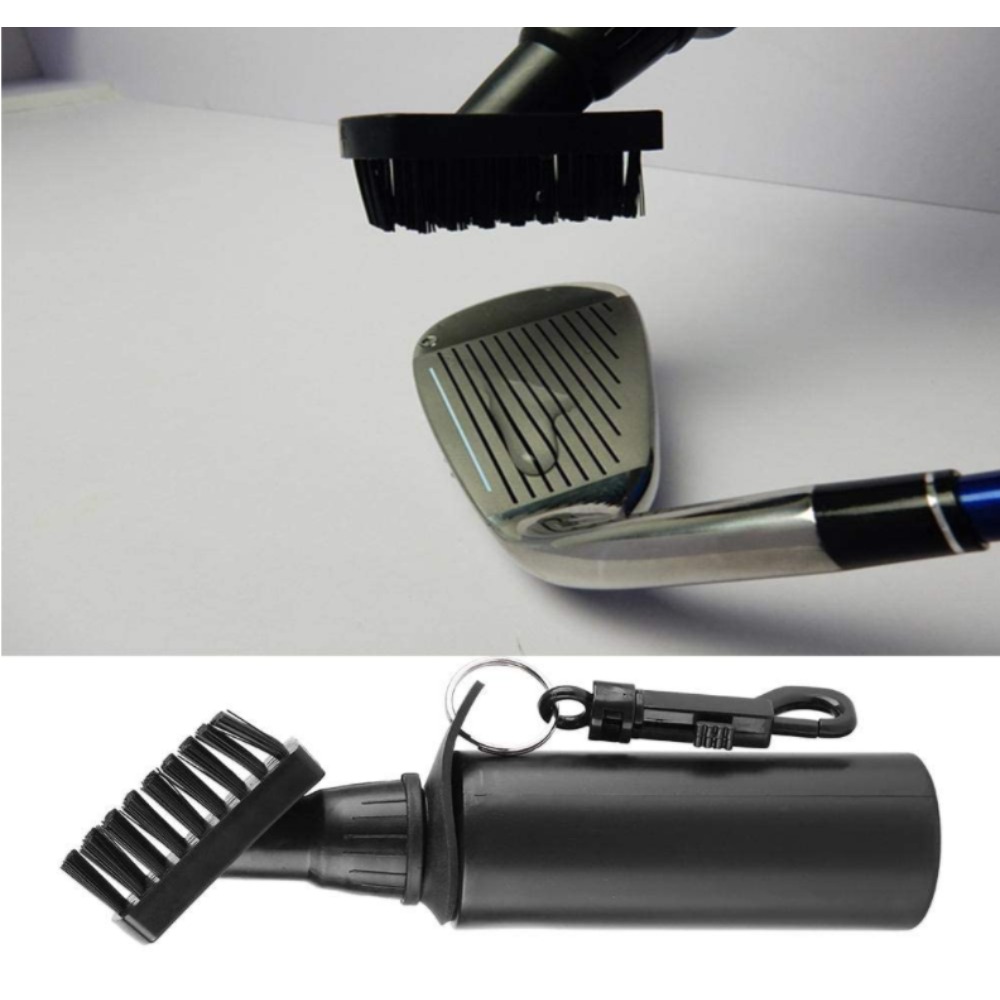 Golf Equipment Indoor - แปรงทำความสะอาดร่องไม้กอล์ฟ 1-5 ชิ้น พร้อมถังเก็บน้ำแบบกันรั่ว แปรงทำความสะอาดร่องแบบพกพา อุปกรณ์เสริมสำหรับกอล์ฟ