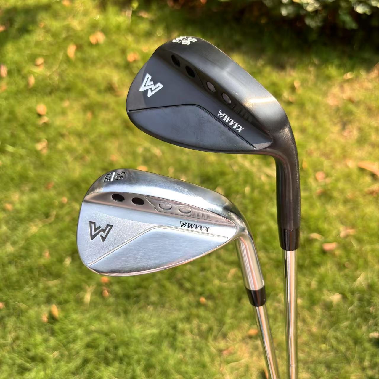 Shaft Flex Stiff - เวดจ์ทรายสำหรับกอล์ฟ WVVX Jaws - สีเงิน/ดำ, แกนเหล็ก,