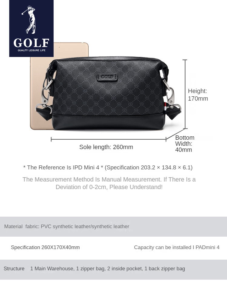 GOLF กระเป๋าสะพายไหล่เดี่ยวกระ - Golf Equipment Stores บทวิจารณ์และราคา