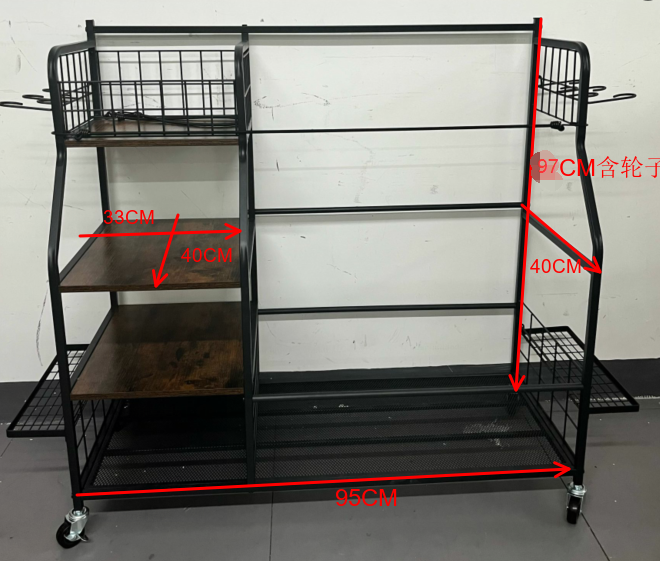 ชั้นวางอุปกรณ์กอล์ฟแบบเคลื่อนย - Golf Equipment Garage Organizer บทวิจารณ์และราคา