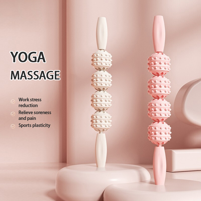 นวดขาบางลูกวัวโยคะ Stretcher R - Alignment Stick Set บทวิจารณ์และราคา