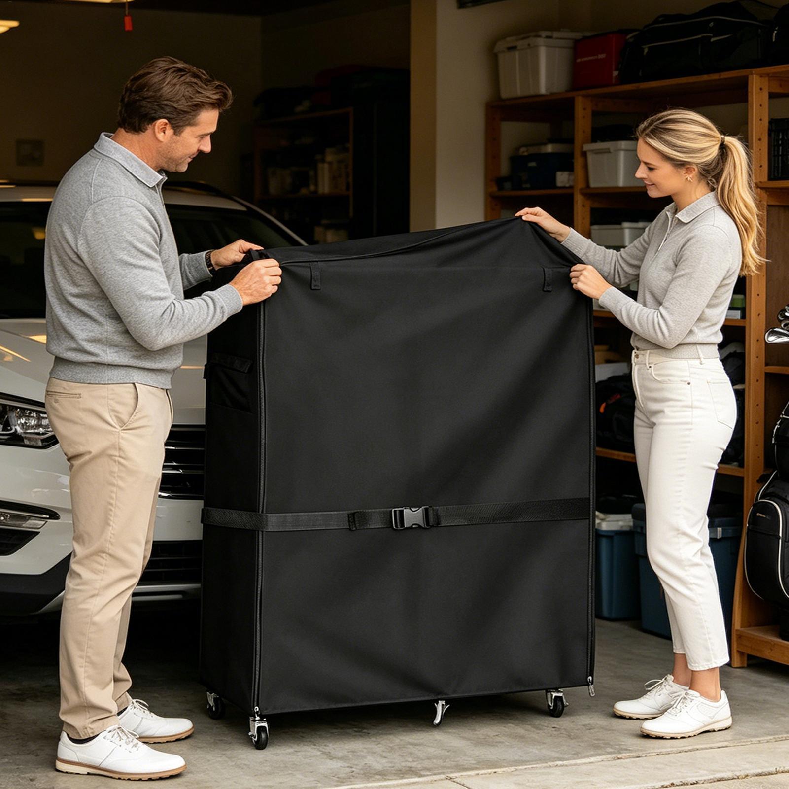 ผ้าคลุมกันฝุ่นสำหรับชั้นวางอุป - Golf Equipment Garage Organizer บทวิจารณ์และราคา
