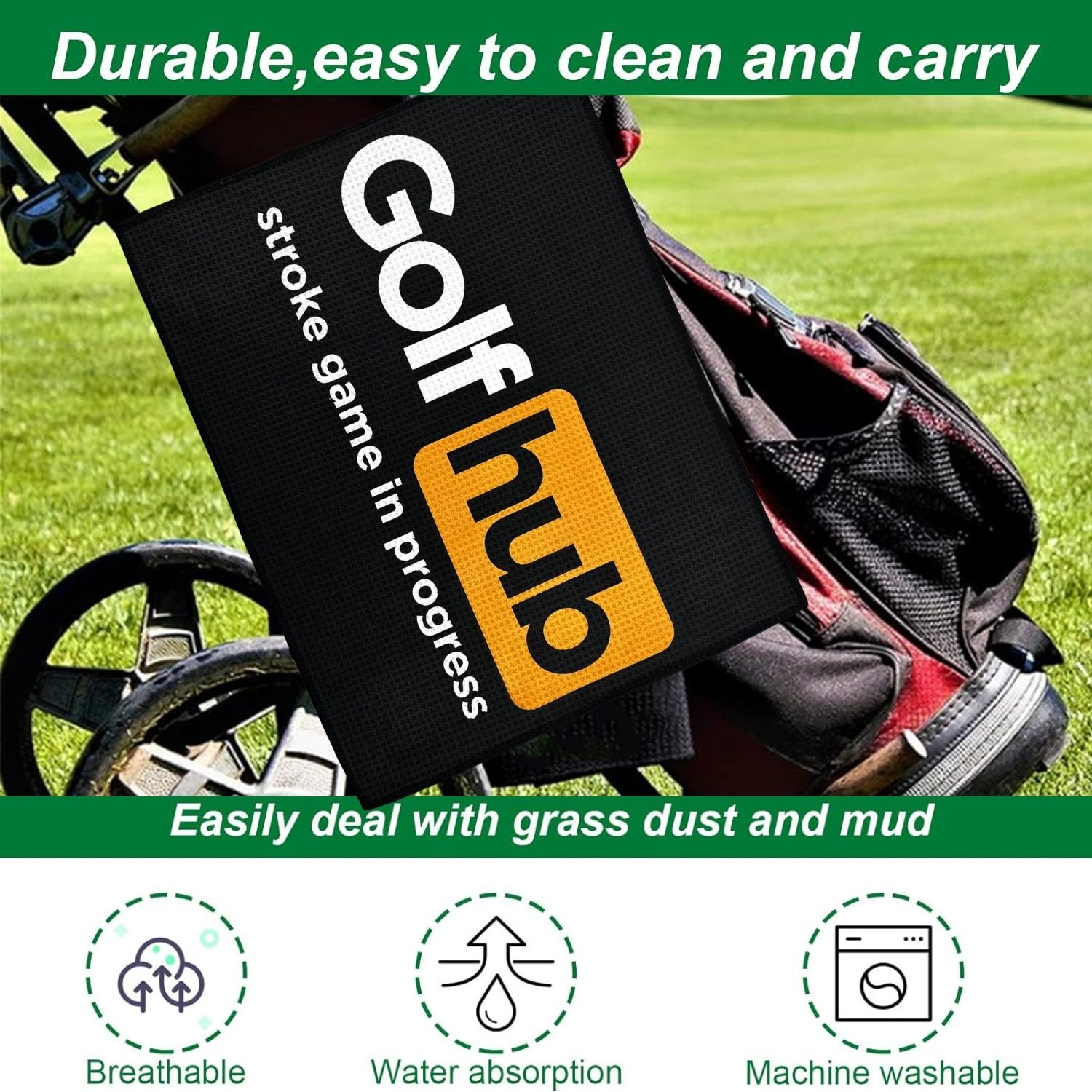 ตลกไมโครไฟเบอร์พรีเมี่ยมผ้าขนห - Golf Equipment Stores บทวิจารณ์และราคา