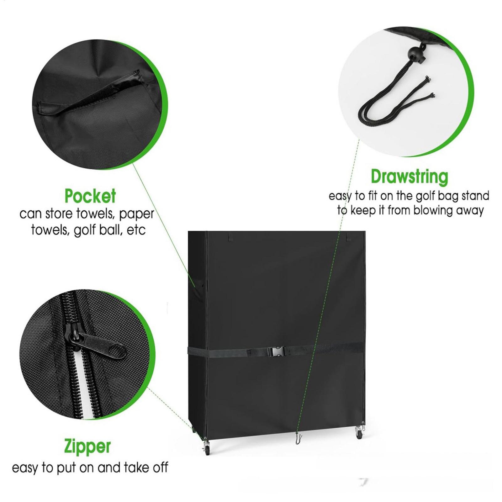 ผ้าคลุมขาตั้งถุงกอล์ฟ ผ้าคลุมก - Golf Equipment Garage Organizer บทวิจารณ์และราคา